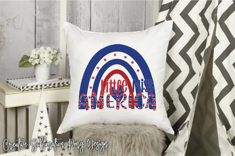 Little Miss America Sublimation Creativeart88 