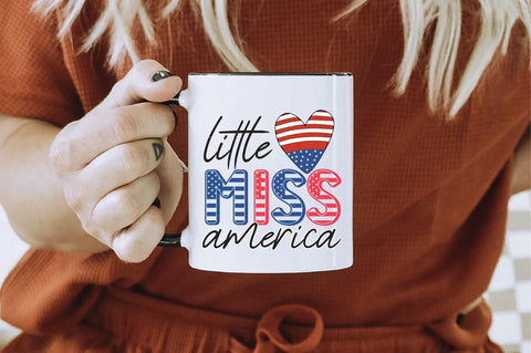 Little Miss America Sublimation Creativeart88 