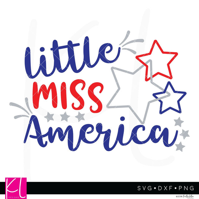 Little Miss America SVG Kelly Lollar Designs 