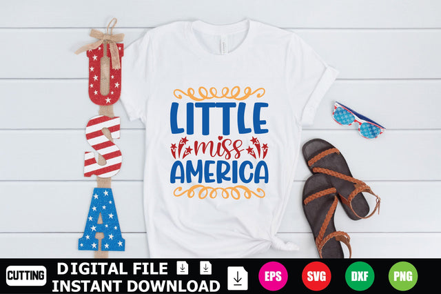 Little Miss America SVG Shahin alam 