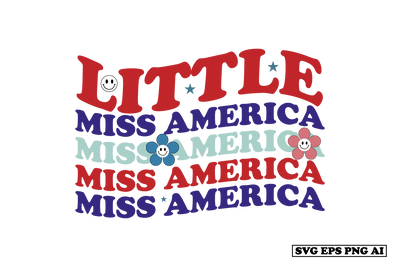Little Miss America SVG SVG designmaster24 