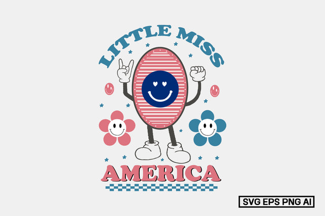 Little Miss America SVG SVG designmaster24 