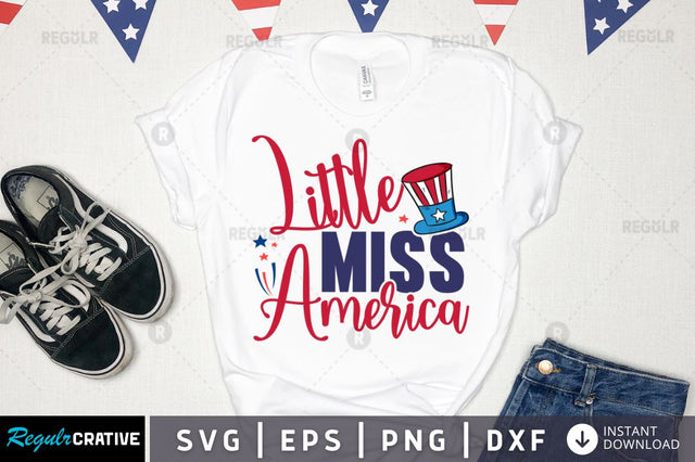 Little miss america SVG SVG Regulrcrative 