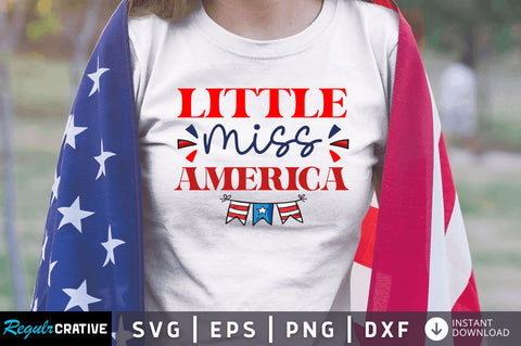 Little miss america SVG SVG Regulrcrative 