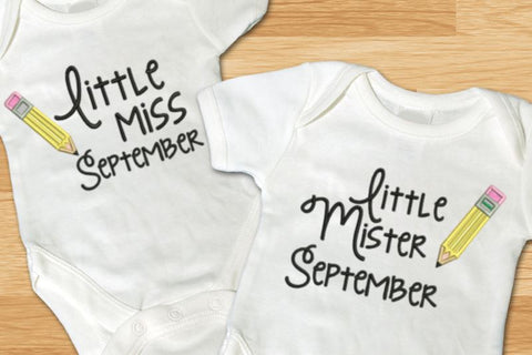 Little Miss and Mister First Year Applique Embroidery Bundle Embroidery/Applique Designed by Geeks 