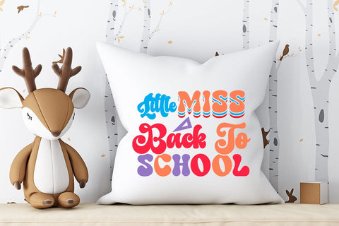 Little Miss Back To School Retro SVG SVG Rafiqul20606 