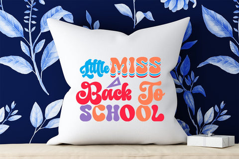 Little Miss Back To School Retro SVG SVG Rafiqul20606 