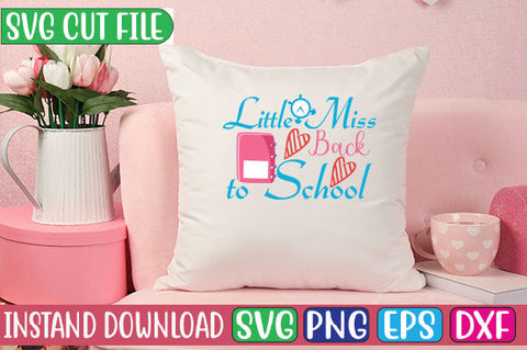 Little Miss Back to School SVG Cut File SVG Studio Innate 