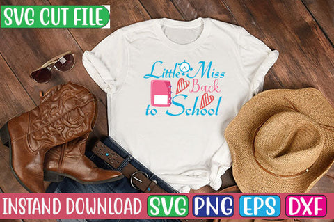 Little Miss Back to School SVG Cut File SVG Studio Innate 