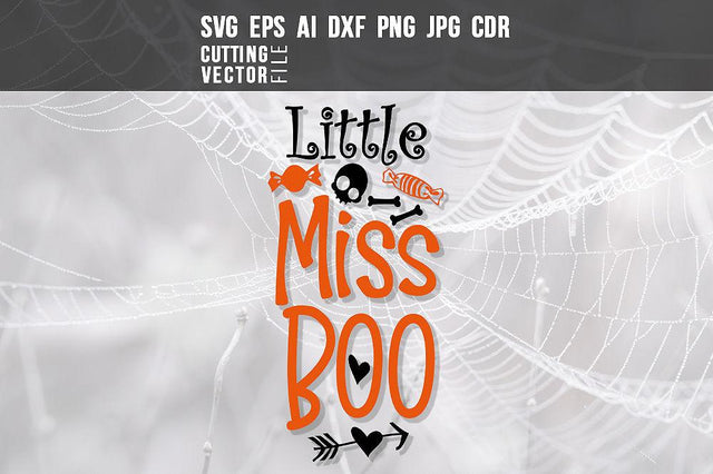 Little Miss Boo SVG SVG VectorSVGdesign 