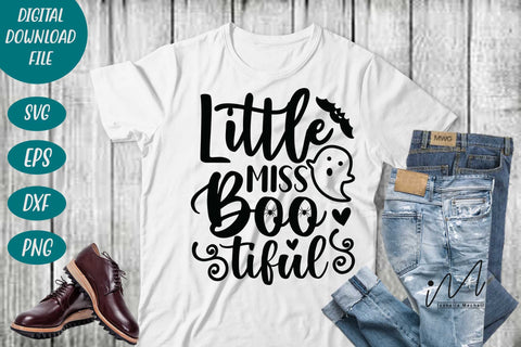 Little miss boo tiful svg, Baby Boo Svg, Baby Girl Cut File, First Halloween Svg, Ghost Svg SVG Isabella Machell 