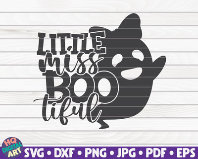 Little miss bootiful SVG | Halloween quote SVG SVG HQDigitalArt 