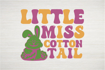 Little Miss Cotton Tail Retro SVG SVG MStudio 