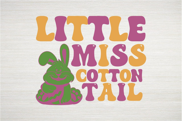 Little Miss Cotton Tail Retro SVG SVG MStudio 