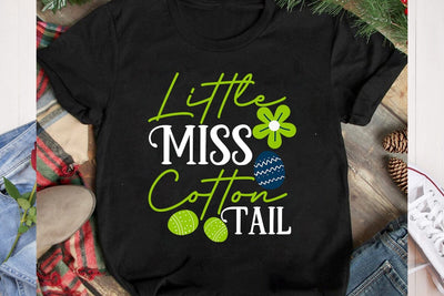 Little Miss Cotton Tail SVG Cut File, Happy Easter SVG Cut File, Happy Easter Sublimation PNG, Happy Easter Day Sublimation Bundle,Happy Easter Sublimation Design SVG BlackCatsMedia 