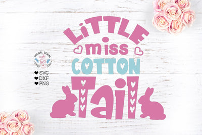 Little Miss Cotton Tail SVG Graphic House Design 