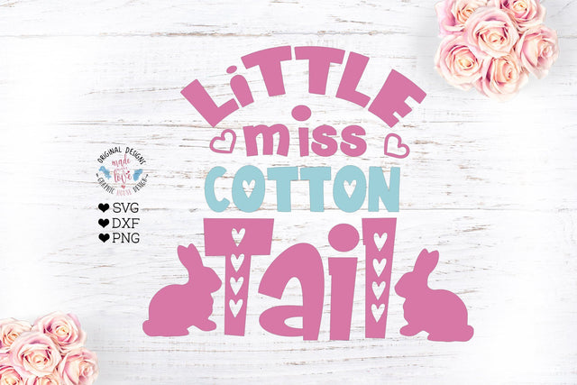 Little Miss Cotton Tail SVG Graphic House Design 