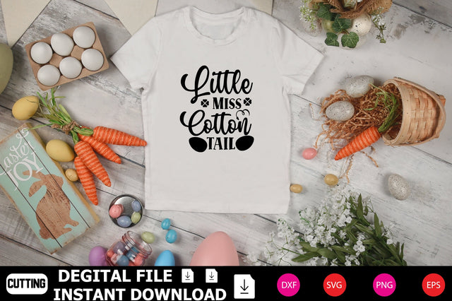 Little Miss Cotton Tail SVG Shahin alam 