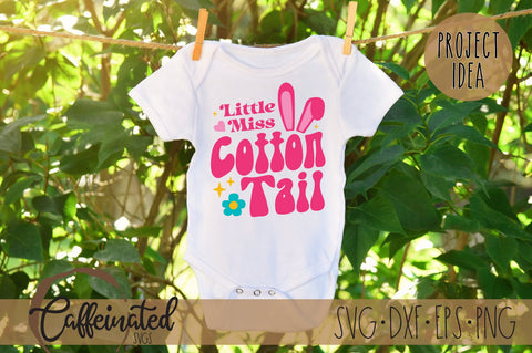 Little Miss Cotton Tail SVG SVG Caffeinated SVGs 