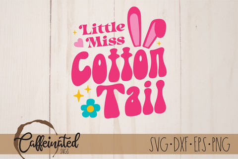 Little Miss Cotton Tail SVG SVG Caffeinated SVGs 