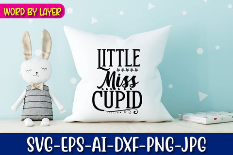 Little Miss Cupid SVG cut File SVG Blessedprint 