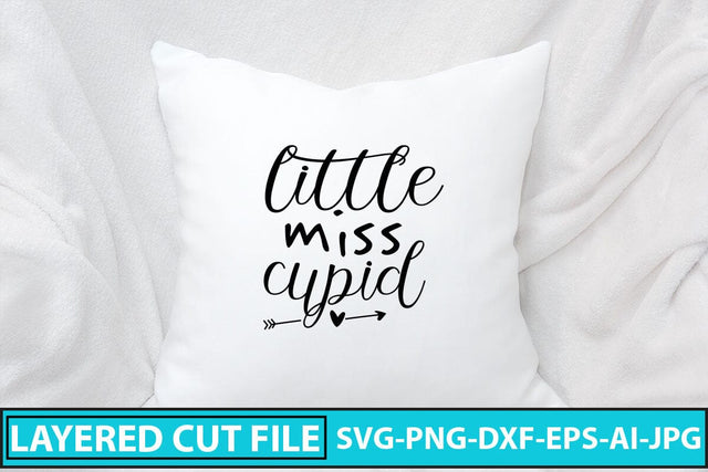 Little Miss Cupid SVG Cut File SVG Syaman 