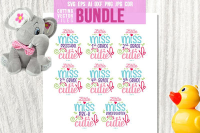 Little Miss Cutie - School SVG SVG VectorSVGdesign
