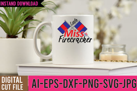 Little Miss Firecracker SVG Cut File SVG BlackCatsMedia 