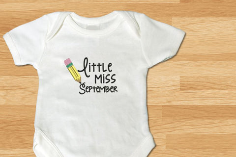 Little Miss First Year Applique Embroidery Bundle Embroidery/Applique Designed by Geeks 