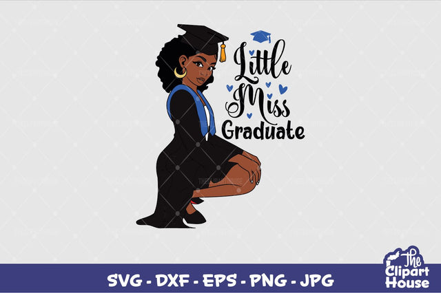 Little Miss Graduate Woman SVG The Clipart House 
