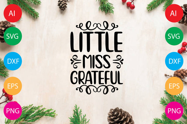 Little Miss Grateful SVG CraftlabSvg29 