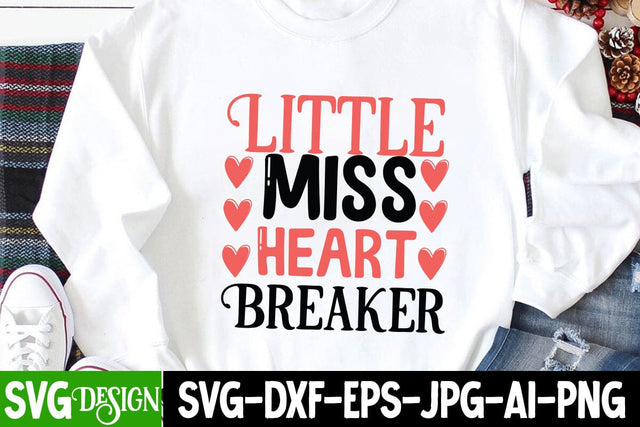 Little Miss Heart Breaker SVG Cut File SVG BlackCatsMedia 