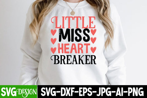 Little Miss Heart Breaker SVG Cut File SVG BlackCatsMedia 