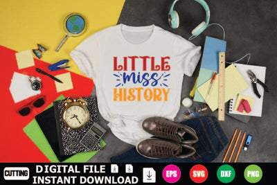 Little Miss History SVG Shahin alam 