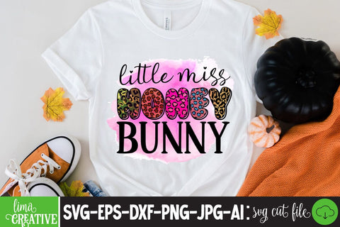 Little Miss Honey Bunny ,Happy Easter Day Sublimation PNG SVG Insomnia Std 