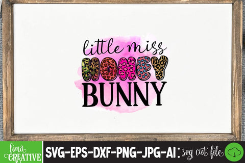 Little Miss Honey Bunny ,Happy Easter Day Sublimation PNG SVG Insomnia Std 