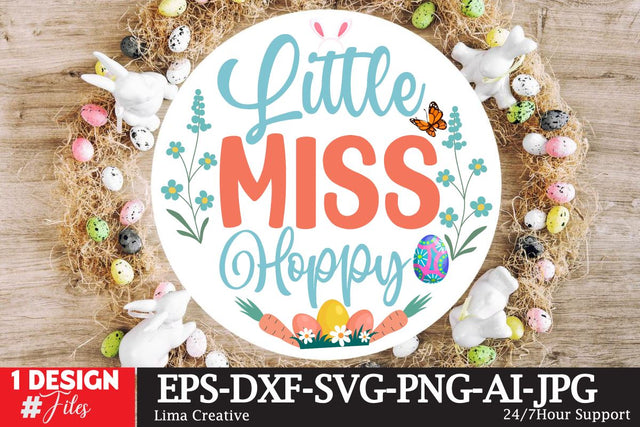 Little Miss Hoppy Sign SVG SVG Insomnia Std 