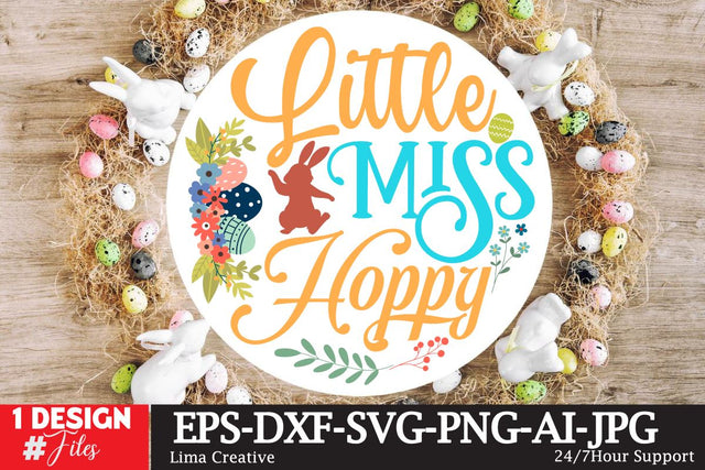Little Miss Hoppy Sign SVG SVG Insomnia Std 