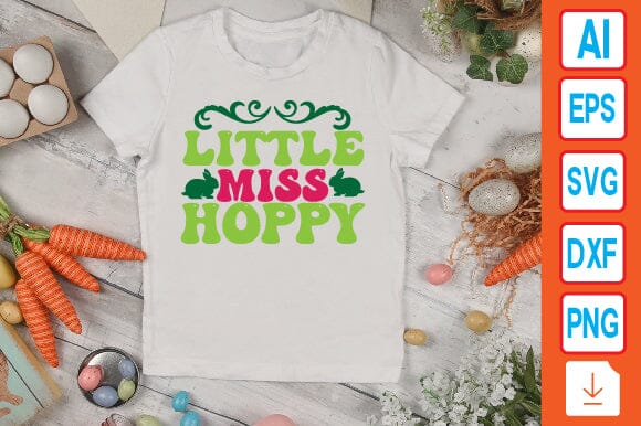 Little Miss Hoppy SVG Craftlabsvg24 