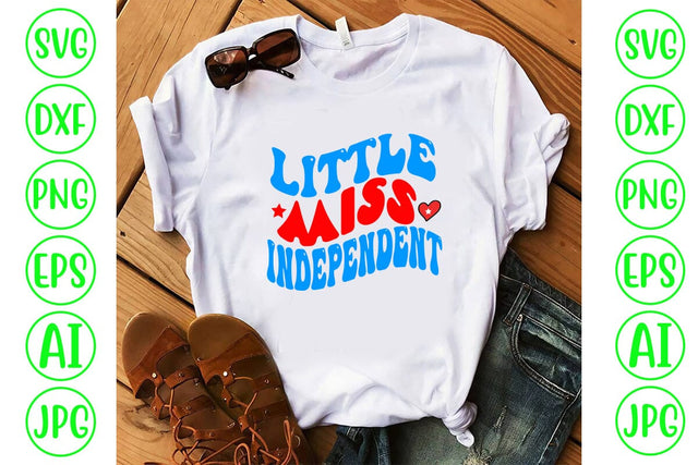 Little Miss Independent Retro SVG SVG Syaman 