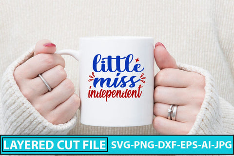 Little Miss Independent SVG Cut File SVG Syaman 