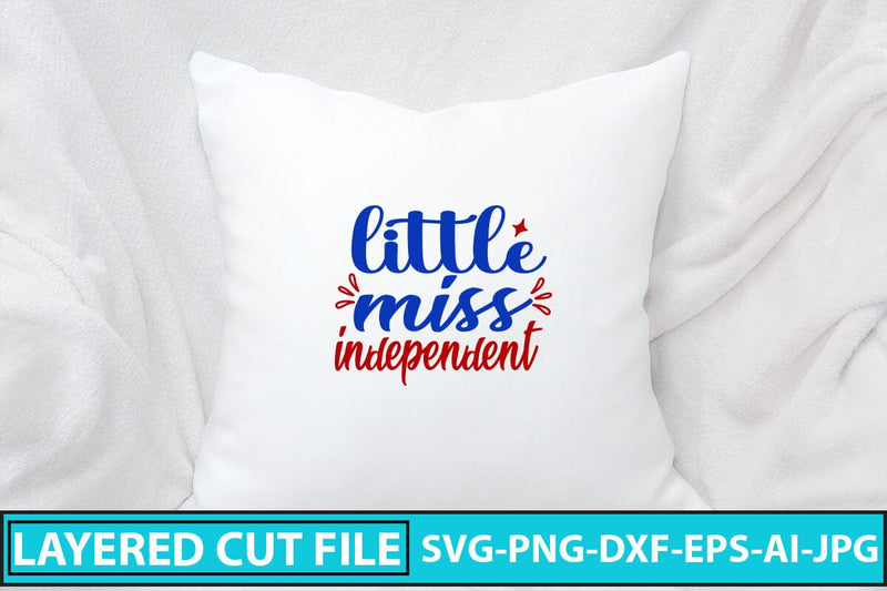 Little Miss Independent SVG Cut File SVG Syaman 