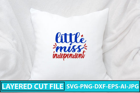 Little Miss Independent SVG Cut File SVG Syaman 