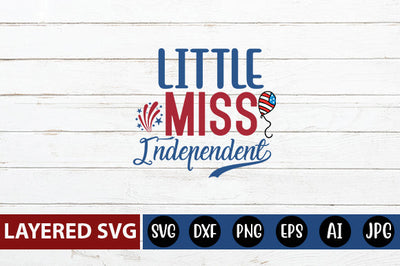 Little miss Independent SVG cute file SVG Blessedprint 