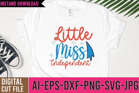 Little Miss Independent SVG Design SVG BlackCatsMedia 