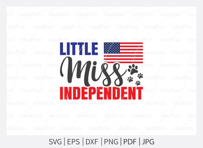 Little miss independent svg, Patriotic Dog Bandanas svg, Dog Bandana Designs, Patriotic svg, 4th Of July svg, Dog Bandana svg, Dog svg Quotes, Dog Bandana Sayings svg SVG Dinvect 