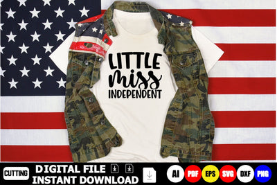 Little Miss Independent SVG Shahin alam 