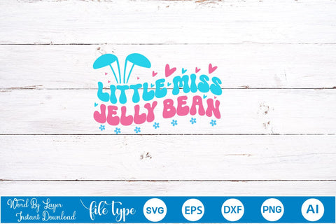 Little Miss Jelly Bean SVG Cut File SVGs,Quotes and Sayings,Food & Drink,On Sale, Print & Cut SVG DesignPlante 503 
