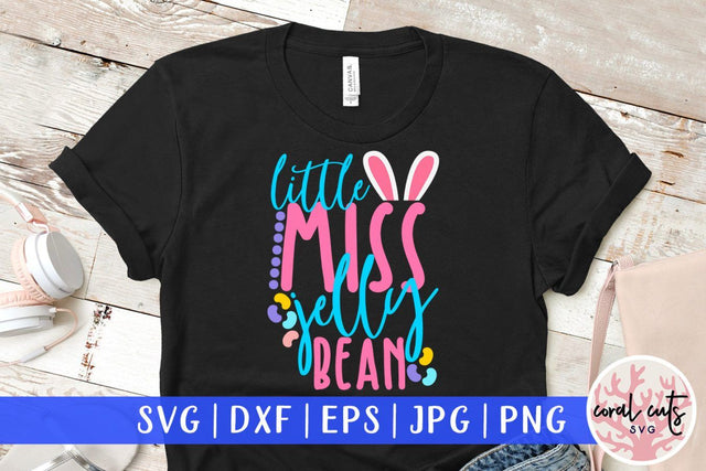 Little miss jelly beans – Easter SVG EPS DXF PNG Cutting Files SVG CoralCutsSVG 