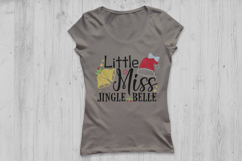 Little Miss Jingle Belle| Christmas SVG Cutting Files. SVG CosmosFineArt 